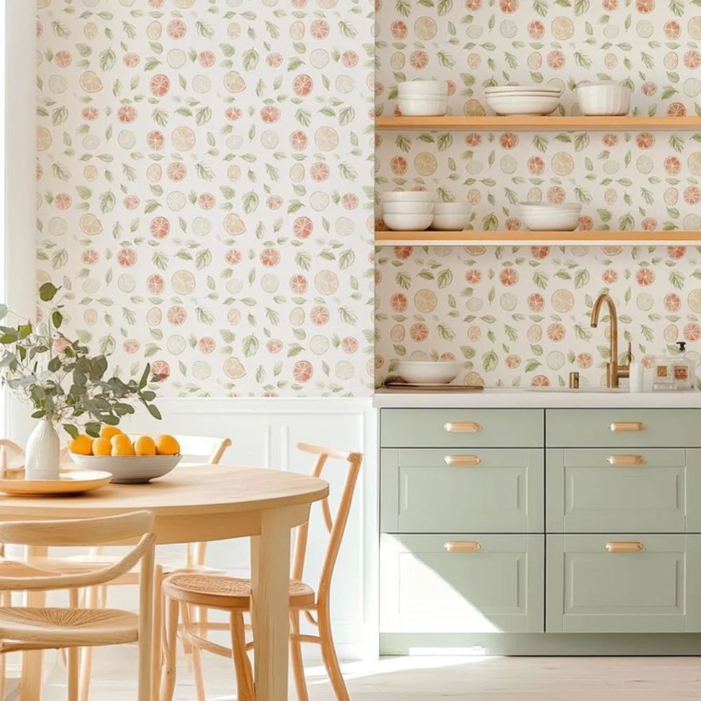 fruits wallpaper for kitchen